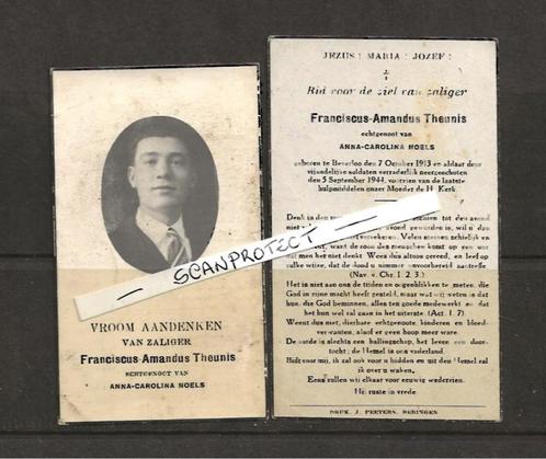 Oorlog-Slachtoffer-Collaboratie-Frans Theunis-Beverlo-Bering, Verzamelen, Militaria | Tweede Wereldoorlog, Landmacht, Foto of Poster