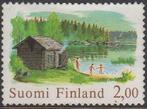 FINLAND - Houten sauna aan meer 1977, Ophalen of Verzenden, Postfris