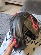 Moto helm roze zwart  emergency, Ophalen of Verzenden