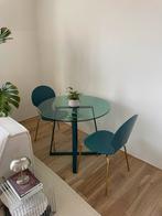 Turquoise Haku tafel, Ophalen, 50 tot 100 cm, 100 tot 150 cm, Rond