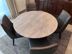 eettafel met stoelen, Ophalen, Rond, Zo goed als nieuw, Vier personen