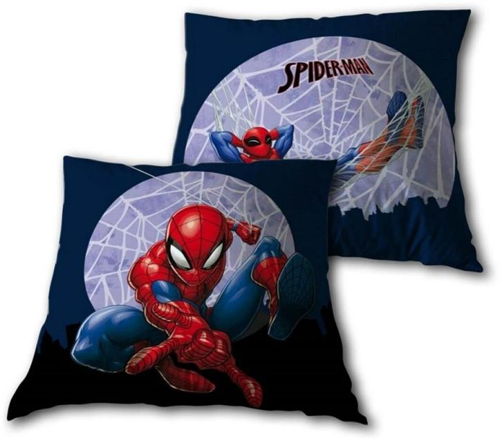 Spiderman Kussen Moon - Marvel - Dubbelzijdig, Kinderen en Baby's, Kinderkamer | Inrichting en Decoratie, Nieuw, Kleed of Kussen