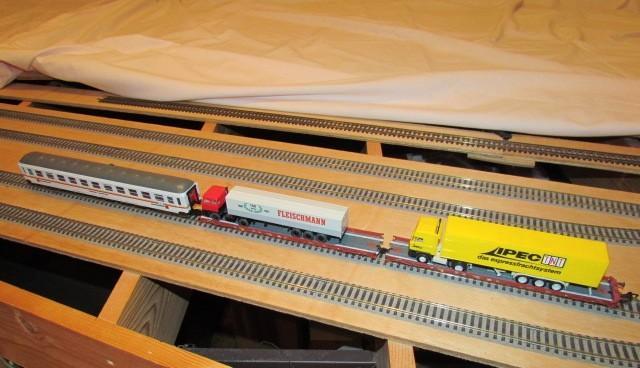 fleischmann HO « Rolling Road », Hobby & Loisirs créatifs, Trains miniatures | HO, Comme neuf, Set de Trains, Fleischmann, Analogique