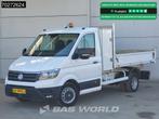 Volkswagen Crafter 177pk Dubbellucht Kipper met Kist 3,5t Tr, Auto's, Bestelwagens en Lichte vracht, Gebruikt, Euro 6, 4 cilinders