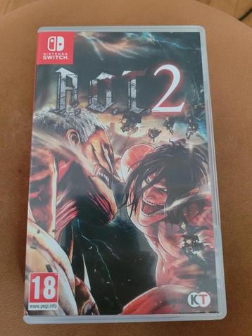 Shingeki no Kyojin 2 / Attack on Titan 2 [Nintendo Switch], 1 joueur, À partir de 18 ans, Aventure et Action, Comme neuf