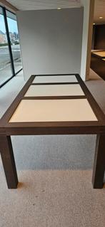 Eiken eettafel, Ophalen, Nieuw, Glas