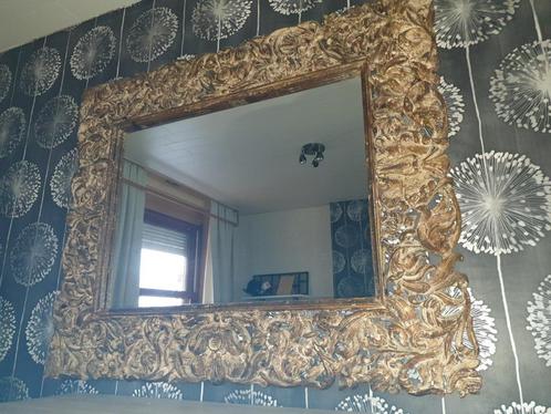 Spiegel vol houten frame, Antiek en Kunst, Antiek | Spiegels, Ophalen