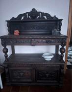 Eiken kast met motieven, Antiek en Kunst, Antiek | Meubels | Kasten, Ophalen