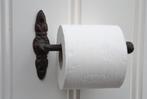 WC-toilet ROLHOUDER ~haak~bruin gietijzer landelijk, Huis en Inrichting, Badkamer | Badtextiel en Accessoires, Ophalen of Verzenden