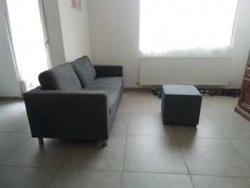 Canapé gris 2,5 à 3 places 177 cm, Enlèvement, Utilisé