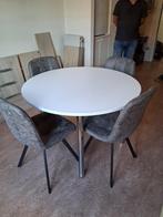 Tafel rond 110cm, Ophalen, Zo goed als nieuw, Rond, Modern