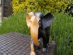 Mooie stevige Afrikaanse 4 houten dieren en 1 masker, Antiek en Kunst, Ophalen