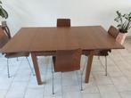 Ikea tafel met 4 stoelen., Huis en Inrichting, Tafels | Eettafels, Ophalen, Gebruikt, Vierkant, 50 tot 100 cm