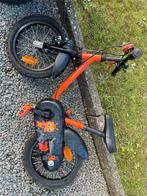 Jongens fiets 16 inch met zijwieltjes/ evt balancetrainer., Gebruikt, Zijwieltjes, Ophalen