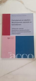 Statistiek. Formularium en tabellen, Ophalen of Verzenden, Nieuw, Hogeschool, Diverse auteurs