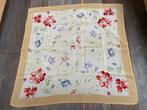 Jackpot van... Vierkante sjaal beige 77x84 cm Vintage, Kleding | Dames, Jackpot, Verzenden, Gedragen, Maat 38/40 (M)