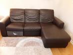 Natuzzi lederen driezit/hoek, Ophalen, Zo goed als nieuw, Leer