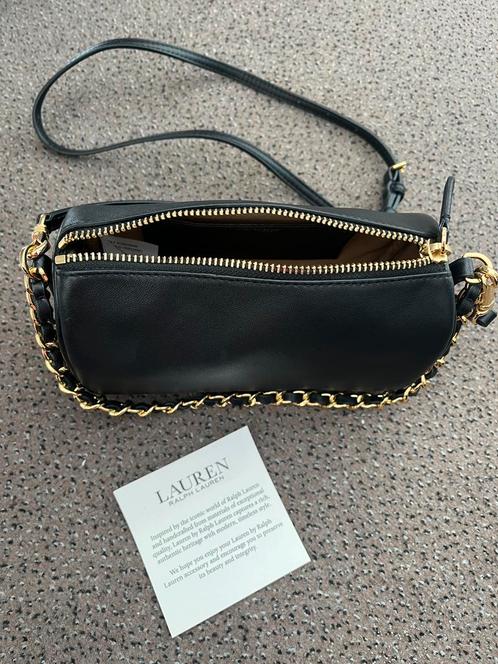 Lauren ralph lauren crossbody zwart leer👜👜👜👜, Bijoux, Sacs & Beauté, Sacs | Sacs à bandoulière, Neuf, Autres marques, Noir