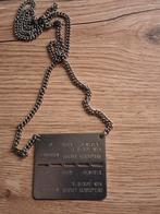 Plaque signalétique de l'armée belge, Collections, Objets militaires | Général, Envoi