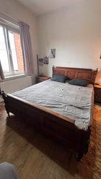 Bed + kast, Huis en Inrichting, Slaapkamer | Complete slaapkamers, Ophalen, Gebruikt, Tweepersoons