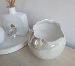 Prachtige vaas in keremiek van Ptmd, Huis en Inrichting, Woonaccessoires | Vazen, Ophalen, Nieuw, Wit, Aardewerk of Porselein