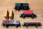 4 wagons de marchandises Märklin, Hobby & Loisirs créatifs, Trains miniatures | HO, Enlèvement ou Envoi, Utilisé, Wagon, Märklin