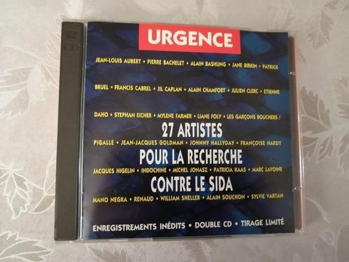 Double CD Urgence : 27 artistes pour la recherche, CD & DVD, CD | Compilations, Enlèvement ou Envoi