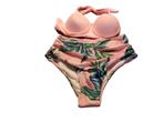 (61)- bikini femme t.38 rose vert - neuf - shein -, Kleding | Dames, Badmode en Zwemkleding, Paars, Nieuw, Ophalen of Verzenden