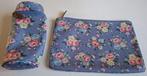 Cath Kidstone toilettas en koeltasje met bloemen, Ophalen of Verzenden, Zo goed als nieuw, Blauw, Overige typen