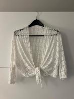 Witte gilet met open mazen, Kleding | Dames, Truien en Vesten, Ophalen of Verzenden, Zo goed als nieuw, Maat 42/44 (L), Wit