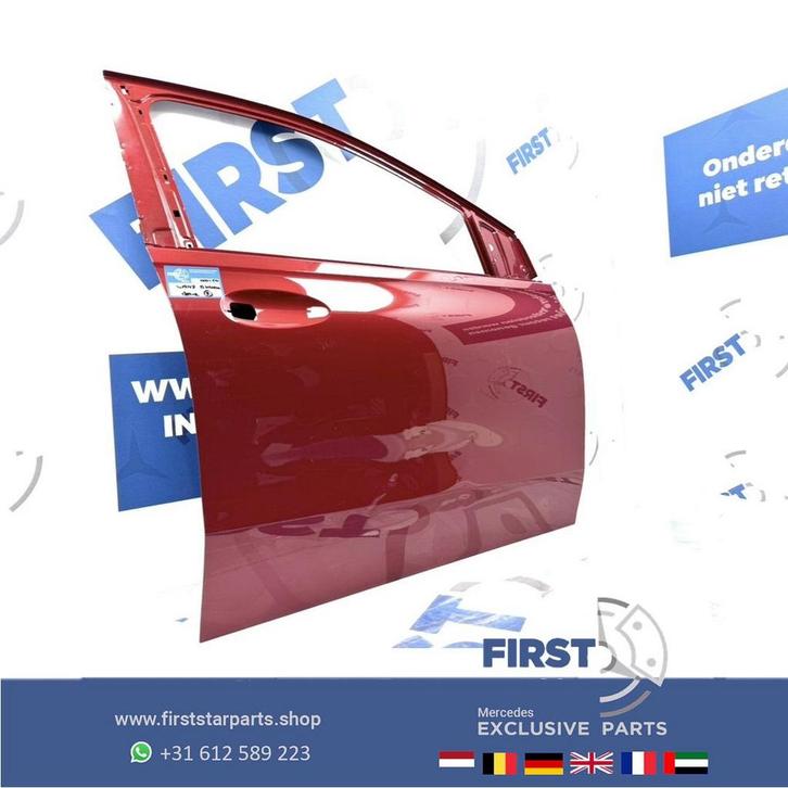 W447 V KLASSE DEUR RECHTS VOOR ROOD PORTIER RECHTSVOOR V Kla, Auto-onderdelen, Carrosserie, Deur, Mercedes-Benz, Voor, Rechts