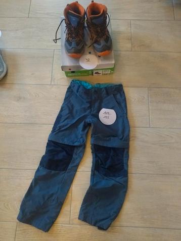 Bergschoenen 32 en wandelbroek 113 122 beschikbaar voor biedingen