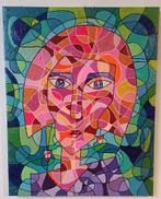 Portret van een onbekende vrouw, Antiek en Kunst, Ophalen of Verzenden