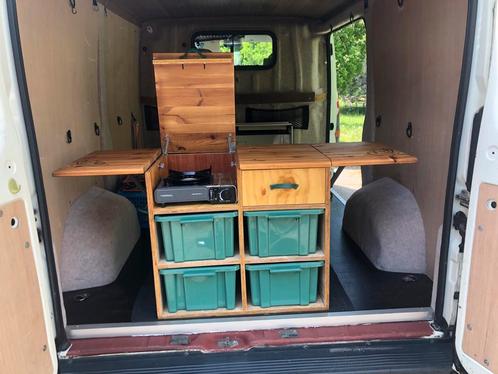 Mobiel keukentje voor in camionette, Caravans en Kamperen, Overige Caravans en Kamperen, Ophalen