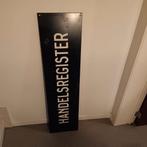 Inox plaat met sticker. Jaren 70., Antiek en Kunst, Ophalen
