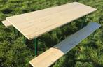 TABLE BANC JARDIN NEUF 220X70, Enlèvement ou Envoi, Neuf, Sets de jardin