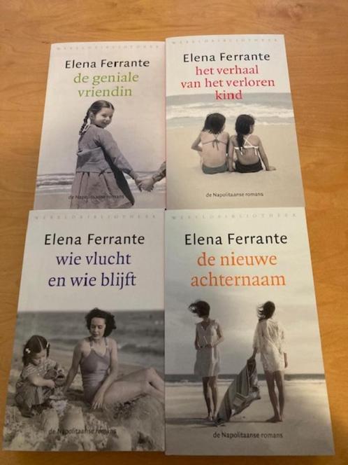 4 Romans van de bekende schrijfster Elena Ferrante, Boeken, Overige Boeken, Nieuw, Ophalen of Verzenden