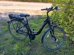 Elektr. damesfiets THOMPSON zwart-groen, Fietsen en Brommers, Ophalen, Gebruikt, 30 tot 50 km per accu, Overige merken