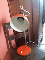 Vintage oranje bureaulamp, Ophalen of Verzenden