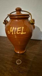 Aardewerk pot. Honing Miel., Ophalen of Verzenden