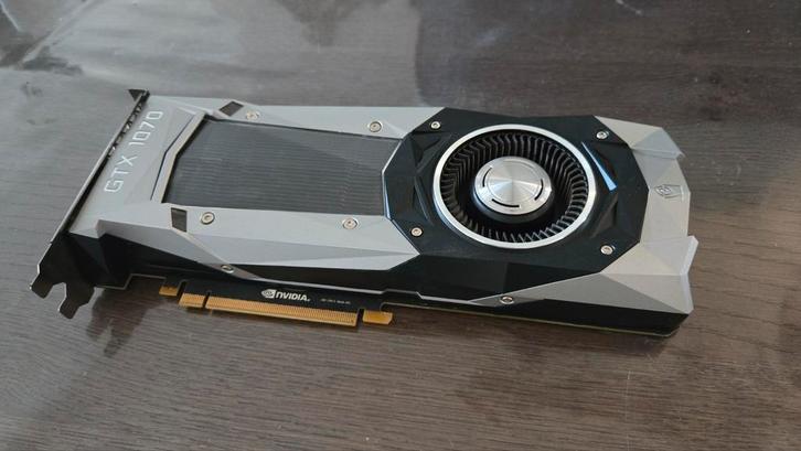 Nvidia GeForce GTX 1070 Founders Edition, Computers en Software, Videokaarten, Zo goed als nieuw, Nvidia, PCI, GDDR5, HDMI, DisplayPort