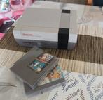 Nintendo Nes + accesoires et jeux, Games en Spelcomputers, Spelcomputers | Nintendo NES, Ophalen, Gebruikt, Met 2 controllers