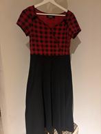 Rock Rebel Rockabilly kleed zwart rood S nieuw, Kleding | Dames, Jurken, Nieuw, Ophalen of Verzenden, Maat 36 (S), Rood