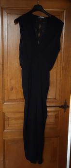 Salopette  noire TL échancrée devant et dentelle dans le dos, Kleding | Dames, Jumpsuits, Unika, Zwart, Maat 42/44 (L), Ophalen of Verzenden