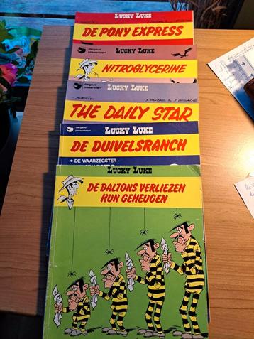 Lucky Luke stripverhalen beschikbaar voor biedingen