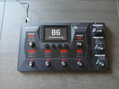 Zoom B6 - multi-effectpedaal voor bas, Muziek en Instrumenten, Snaarinstrumenten | Gitaren | Bas, Zo goed als nieuw, Ophalen