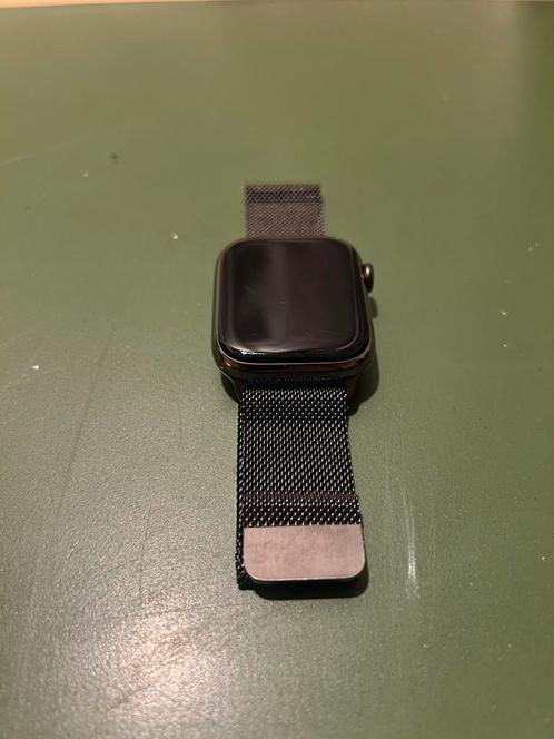 Apple watch series 7 stainless steel, Handtassen en Accessoires, Smartwatches, Zo goed als nieuw, Conditie, Ophalen of Verzenden