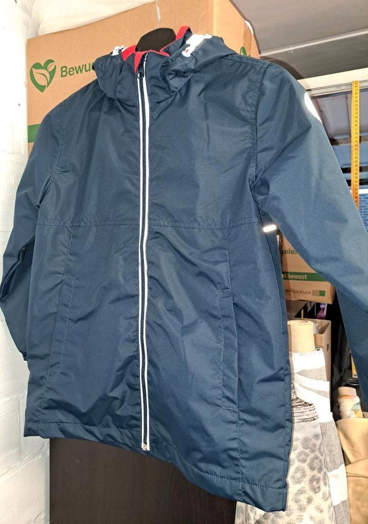 Jas mt 140, met fleece gevoerd, Kinderen en Baby's, Kinderkleding | Maat 140, Zo goed als nieuw, Jongen of Meisje, Jas, Ophalen of Verzenden