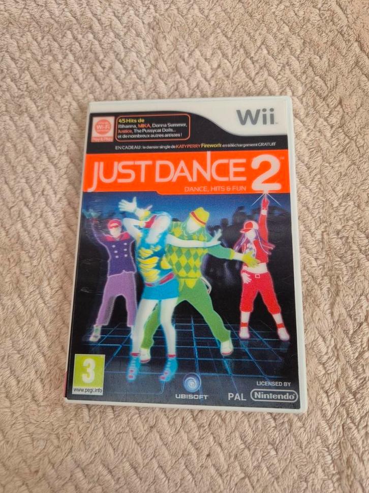Just Dance 2 - Nintendo Wii-spel - 45 hits - volledig, Games en Spelcomputers, Games | Nintendo Wii, Gebruikt, Platform, Ophalen of Verzenden