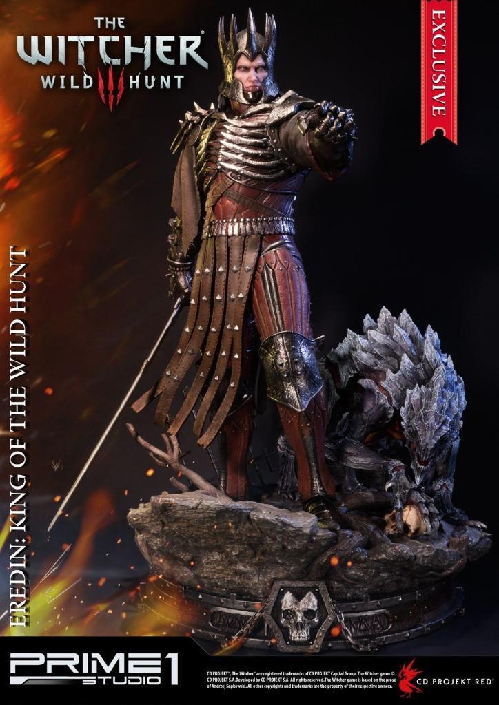 Prime 1 Studio : Eredin Exclusive statue The Witcher, Verzamelen, Film en Tv, Zo goed als nieuw, Tv, Beeldje, Replica of Model